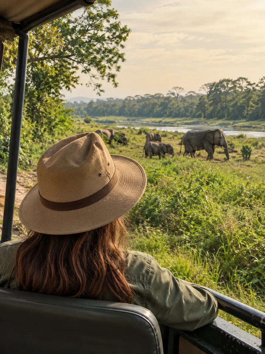Vista del Parque Nacional de Chitwan